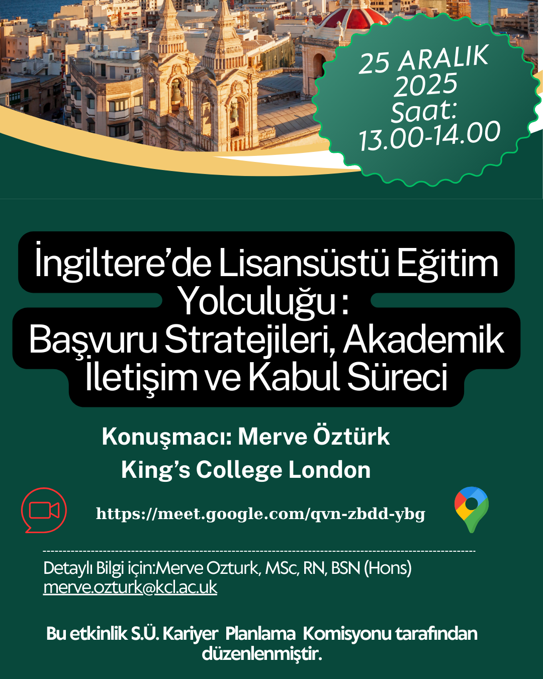 İngiltere’de Lisansüstü Eğitim Yolculuğu: Başvuru Stratejileri, Akademik İletişim ve Kabul Süreci